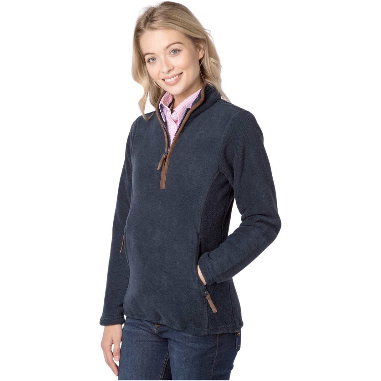 2025 Rydale Damen Huggate Overhead Fleece 405710 - Ink